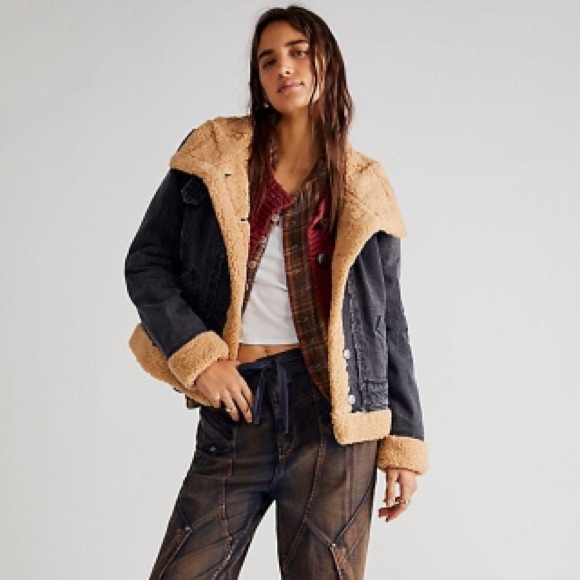 Free People Jackets & Blazers - Free People Rylee Cozy Moto Jacket